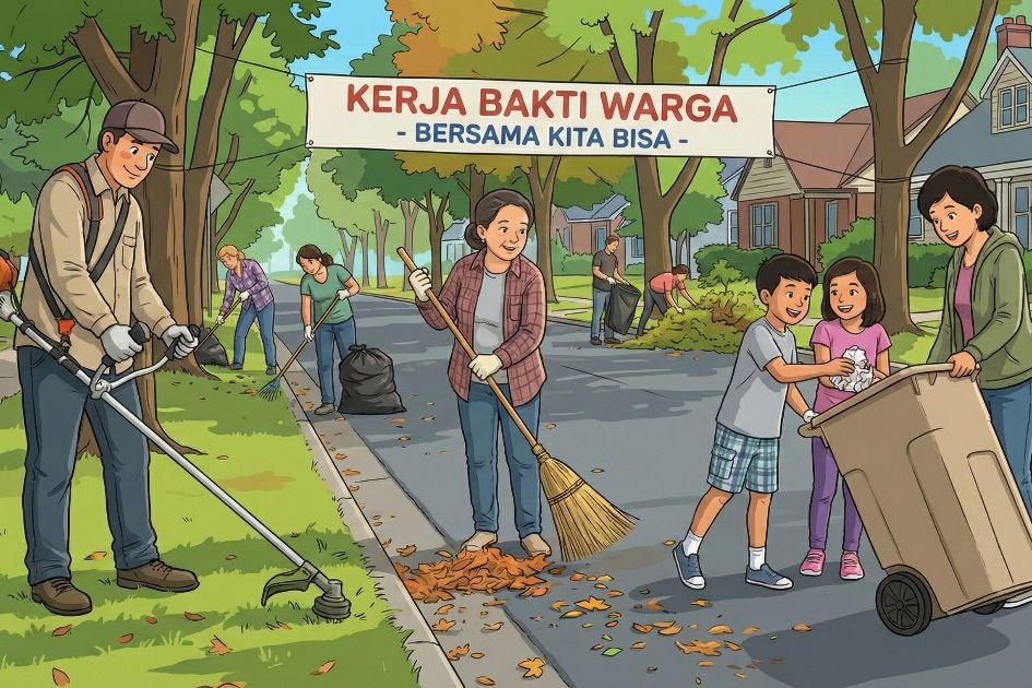 Wajah Desa Adalah Wajah Kabupaten: Pemdes Mata Air dan Warga Gelar Jumat Bersih Massal