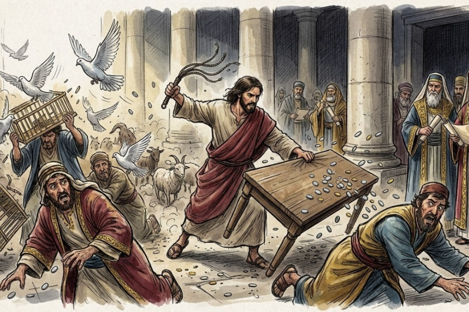 Senin Suci: Cambuk di Rumah Tuhan