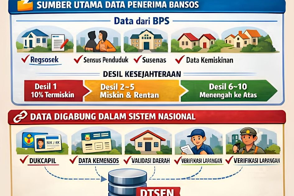 Bansos Tidak Ditentukan RT/RW, Ini Mekanisme Resmi DTSEN sebagai Data Tunggal Nasional